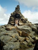 The cairne at the summit