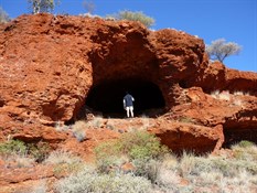 The Caves area back at the junction with the Hunt Oil Rd