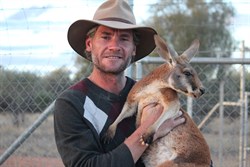 Chris the kangaroo man