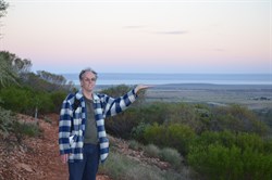 Darren holding up the Spencer Gulf