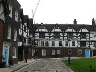 On guard at the Tower of London