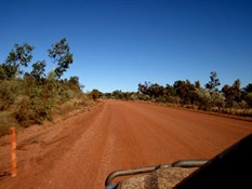 Well maintained mine road