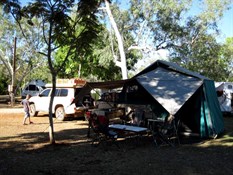 Our camp at Mataranka