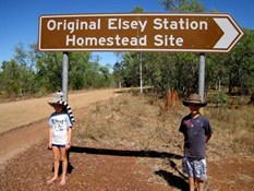 The old homestead site