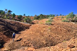 rocky red hills