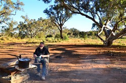 the camp kitchen and chief fire maker