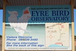 Another Sign to Eyre Bird Observatory