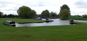 Narrow boats.