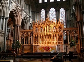 Inside Ely Cathedral