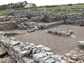 Remains of Housteads Roman Fort