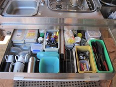 Kitchen storage drawer