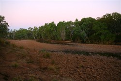 Our river view at dusk