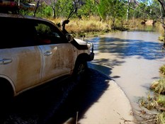 The long deep creek crossing