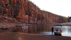 The end of the gorge - watch out for that Croc!