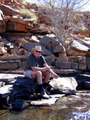 Jeff taking a load off!