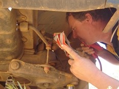 Roadside Welding on the Road to Roper Bar