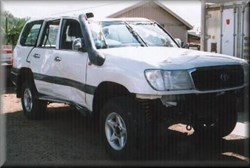 and this is the car that rolled going through a cattle grid