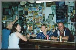 Main bar at the Birdsville pub