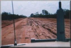 Muddy track