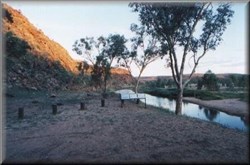 Camping spot which overlooks Boggy Hole