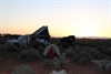 Bluebush camp north of Port Augusta with Gregs Hilton in foregrounds