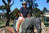 Anne mounted on Norseman