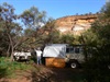 Our camp at Ellendale Pool