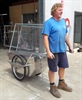 Brand new trekking cart at Bonny Weld before paint