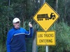 Forestry Road Sign, Tasmania
