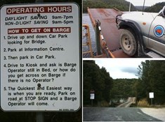 Funny Barge Sign