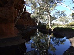 The beautiful main pool at Durba