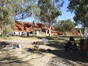 Our solitary Durba campsite....if only we knew!
