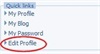 Edit Profile link