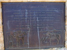 The tribute Plaque to the Birdsville pioneers