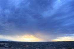 Dawn at Nullarbor Roadhouse