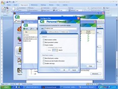 Personal Firewall Cookie Settings
