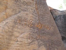 Inscriptions at Christmas Pool