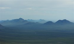 view from up high on Bluff knoll - a reward for the climb
