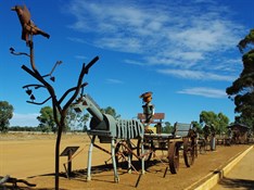 Sculptures in Hyden