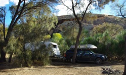 campsite at Kokerbin Rock