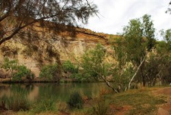 Ellendale Pool from the camping area