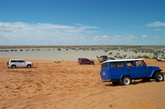 "Big Red" sand dune outside Birdsville