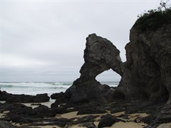 Almost Oz rock window