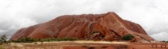 Bad weather at Uluru