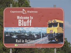 The rail hub of Bluff
