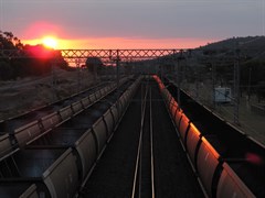 Siding sunset Sept 2011