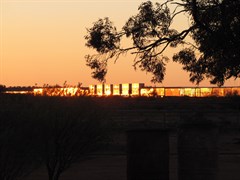 Trans Australia Railway freight train