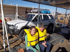 Taking a ride on the ferry 
