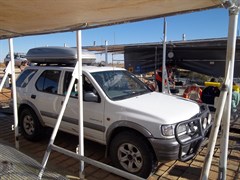 The Firesafe 4WD on the ferry