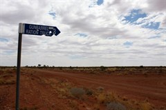 Kiwirrkurra intersection at Gary Junction Road